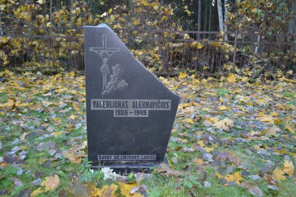Valerijono Aleknavičiaus kapas Porijų kaimo kapinėse