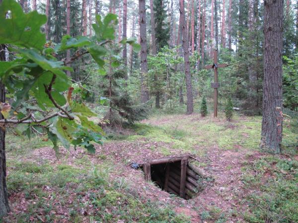 Partizanų bunkeris Žadeikiuose