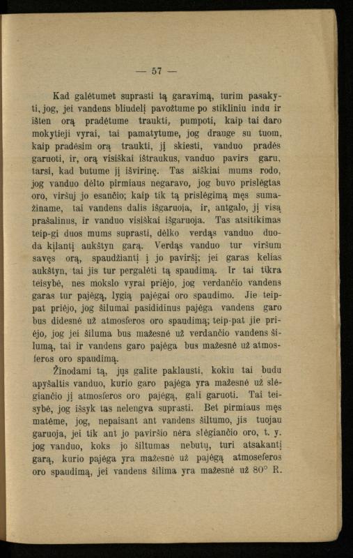 Populiariškas rankvedis fyzikos / parašė P. Neris. – Vilnius: „Vilniaus žinių“ [išleid. ir] sp., 1905. – 100 p.