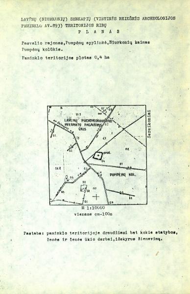 Lavėnų (Niurkonių) senkapis