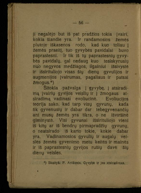 Žemė ir žmogus / med. d-ras P. Avižonis. – Antra pataisyta laida. – Voronežas: Lietuvos reikalų komisariato Kultūros ir švietimo skyrius, 1918. – 68 p.