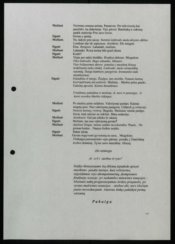 Žurnalisto, literato, vertėjo Kazimiero Pūro radijo pjesė „Gyvenimas ant kalno“