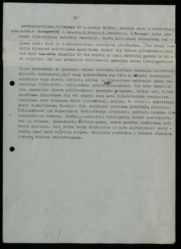 Žurnalisto, literato, vertėjo Kazimiero Pūro literatūros studija „Pasvalio krašto literatūrinės atovartos (1863–2000)“
