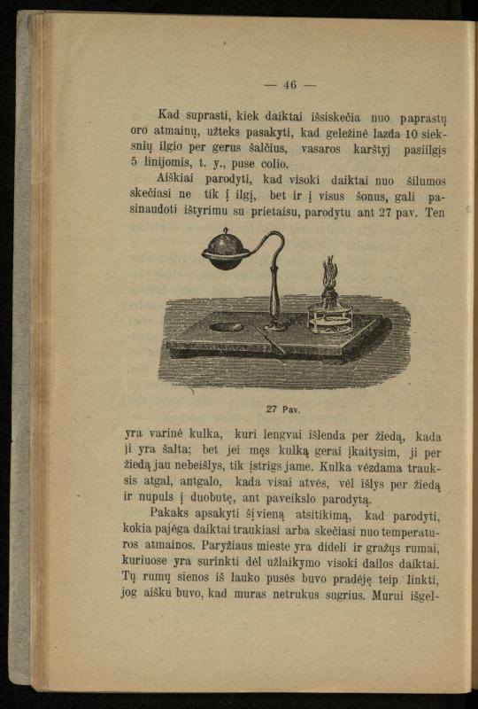 Populiariškas rankvedis fyzikos / parašė P. Neris. – Vilnius: „Vilniaus žinių“ [išleid. ir] sp., 1905. – 100 p.