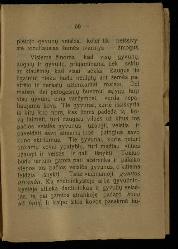 Žemė ir žmogus / med. d-ras P. Avižonis. – Antra pataisyta laida. – Voronežas: Lietuvos reikalų komisariato Kultūros ir švietimo skyrius, 1918. – 68 p.