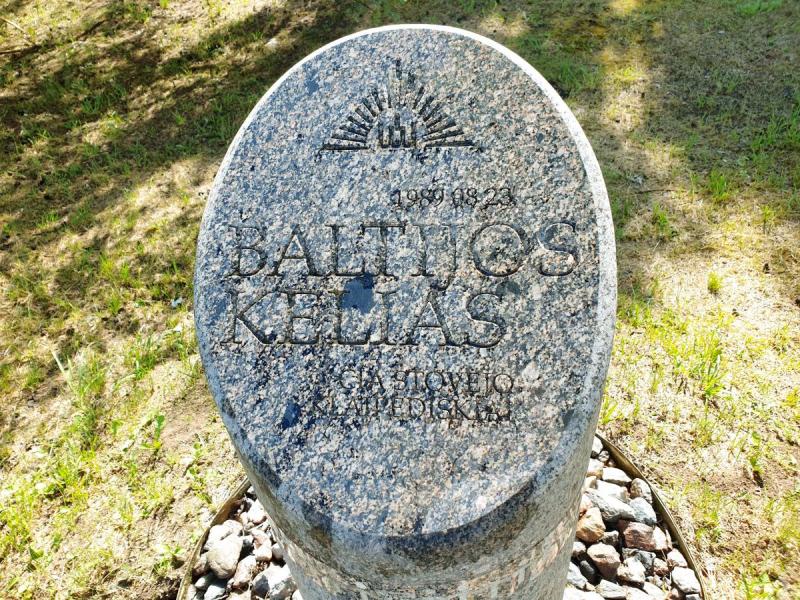 Baltijos kelio paminklai Pasvalio ruože, nuo Latvijos pasienio iki Panevėžio rajono ribos