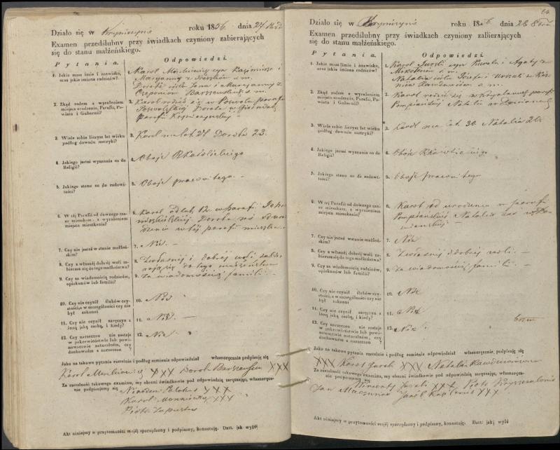 Krinčino Romos katalikų parapijos bažnyčios 1853–1862 metų priešjungtuvinės apklausos knyga