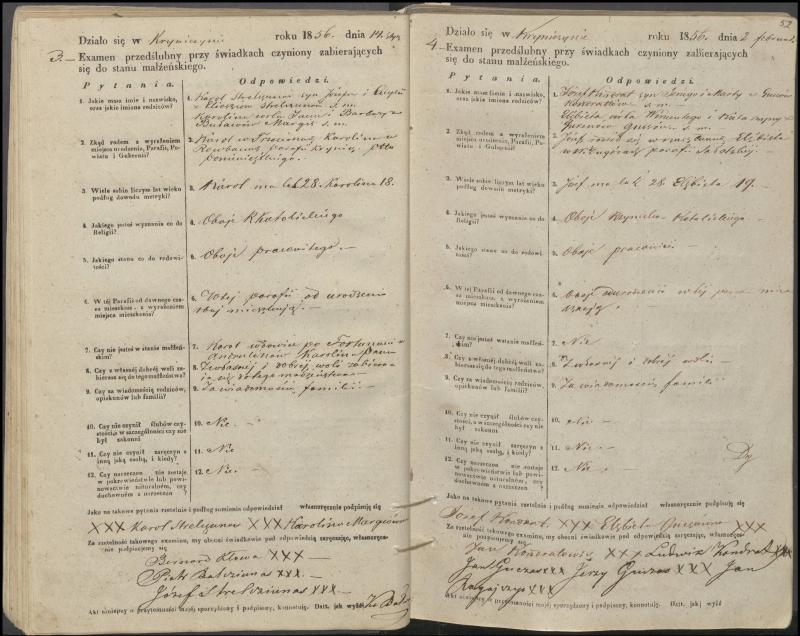 Krinčino Romos katalikų parapijos bažnyčios 1853–1862 metų priešjungtuvinės apklausos knyga