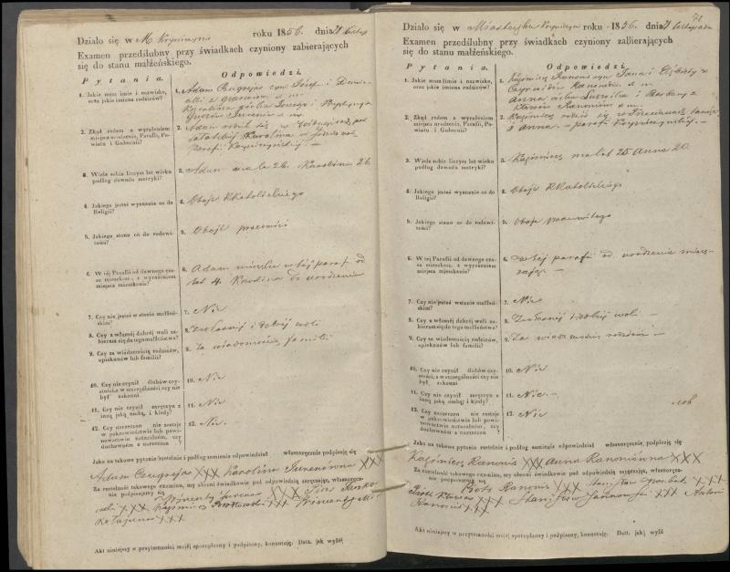 Krinčino Romos katalikų parapijos bažnyčios 1853–1862 metų priešjungtuvinės apklausos knyga