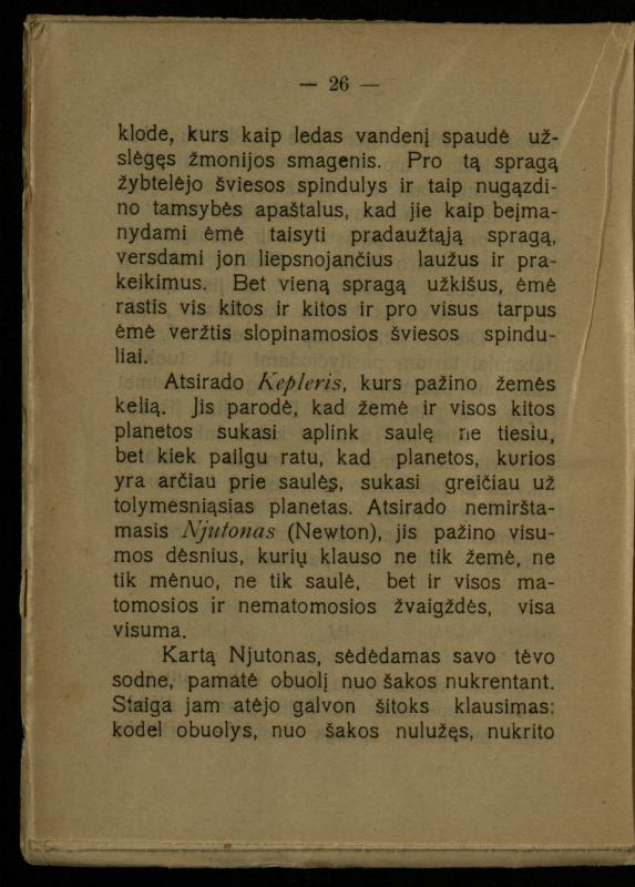 Žemė ir žmogus / med. d-ras P. Avižonis. – Antra pataisyta laida. – Voronežas: Lietuvos reikalų komisariato Kultūros ir švietimo skyrius, 1918. – 68 p.