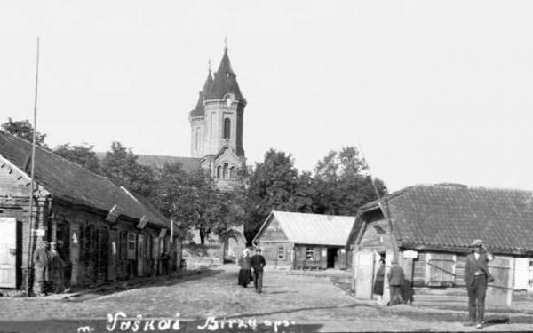 Vaškų miestelio aikštė ir gatvių tinklas