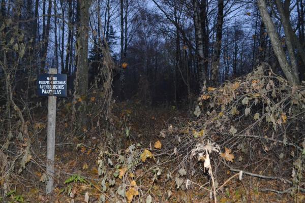 Melėnų pilkapynas, vadinamas Milžinų kapais