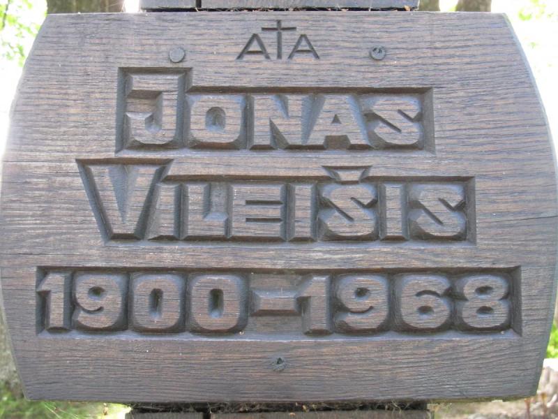 Jono Vileišio kapas Medinių kapinėse
