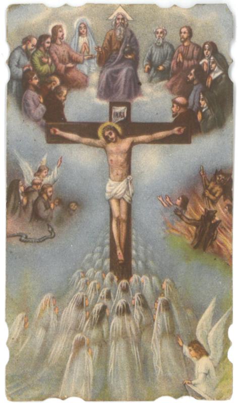 Religinis paveikslėlis. Nukryžiuotasis