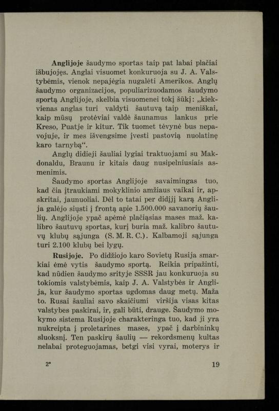 Šaudymo kultūra ir technika / Kazimieras Svilas. – Kaunas: „Policijos“ laikr. leid., 1936. – 327 p.
