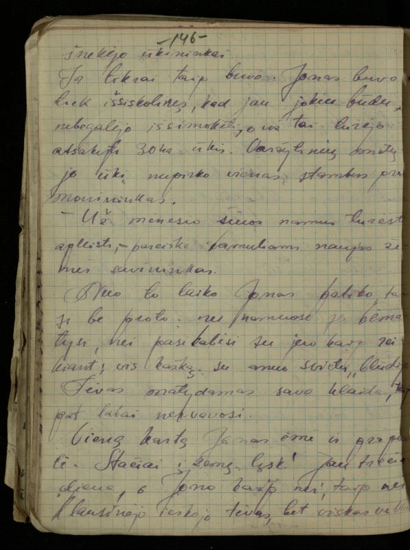 Žurnalisto, literato, vertėjo Kazimiero Pūro sąsiuvinis „Perskaitytų knygų ištraukos, mintys ir mano paties kūryba“