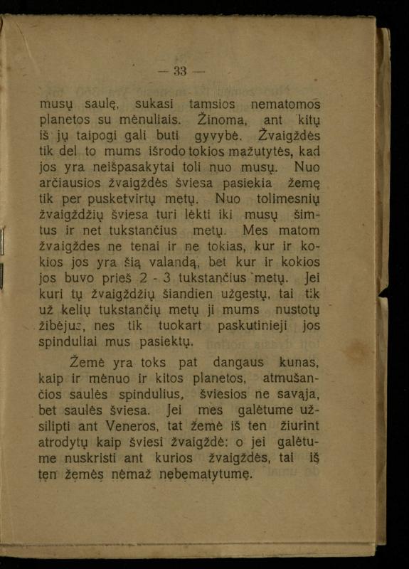 Žemė ir žmogus / med. d-ras P. Avižonis. – Antra pataisyta laida. – Voronežas: Lietuvos reikalų komisariato Kultūros ir švietimo skyrius, 1918. – 68 p.