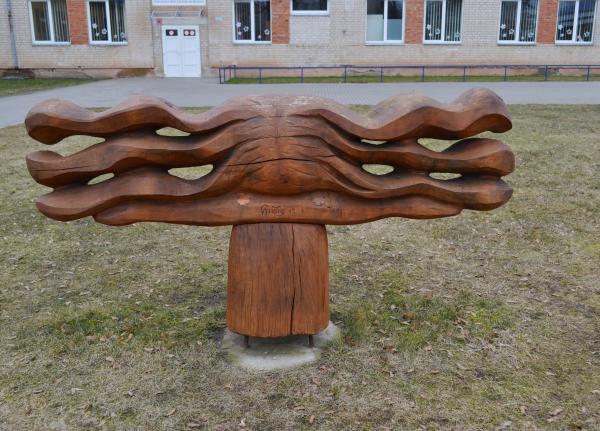 Skulptūra „Saulutė“ Pasvalyje