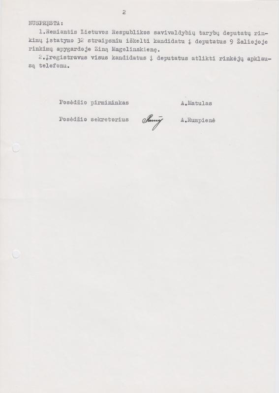 Lietuvos Sajūdžio Pasvalio rajono Tarybos posėdžio 1993 m. rugsėjo 30 d. PROTOKOLAS Nr. 31