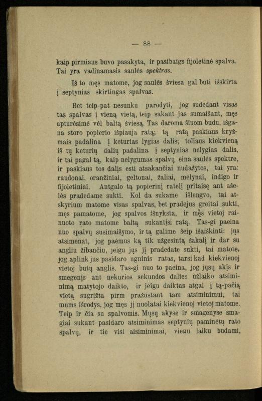 Populiariškas rankvedis fyzikos / parašė P. Neris. – Vilnius: „Vilniaus žinių“ [išleid. ir] sp., 1905. – 100 p.