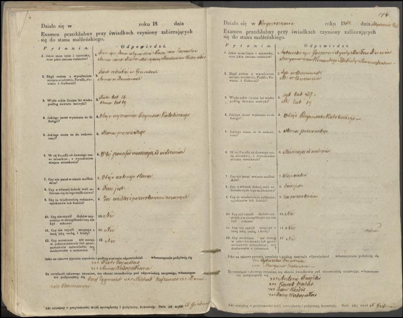 Krinčino Romos katalikų parapijos bažnyčios 1853–1862 metų priešjungtuvinės apklausos knyga