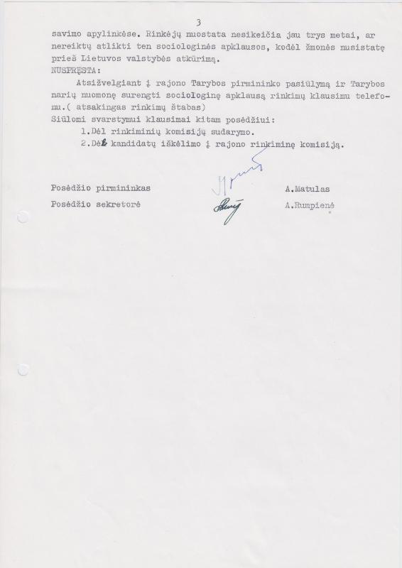 Lietuvos Sajūdžio Pasvalio rajono Tarybos 1992 m. birželio 25 d. posėdžio PROTOKOLAS Nr. 14