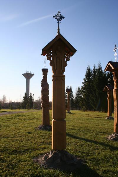 Stogastulpiai Smegduobių parke