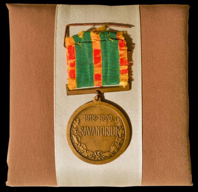 Lietuvos kariuomenės kūrėjų savanorių medalis „1918–1920 SAVANORIUI“ kariui savanoriui Kostui Žemaičiui