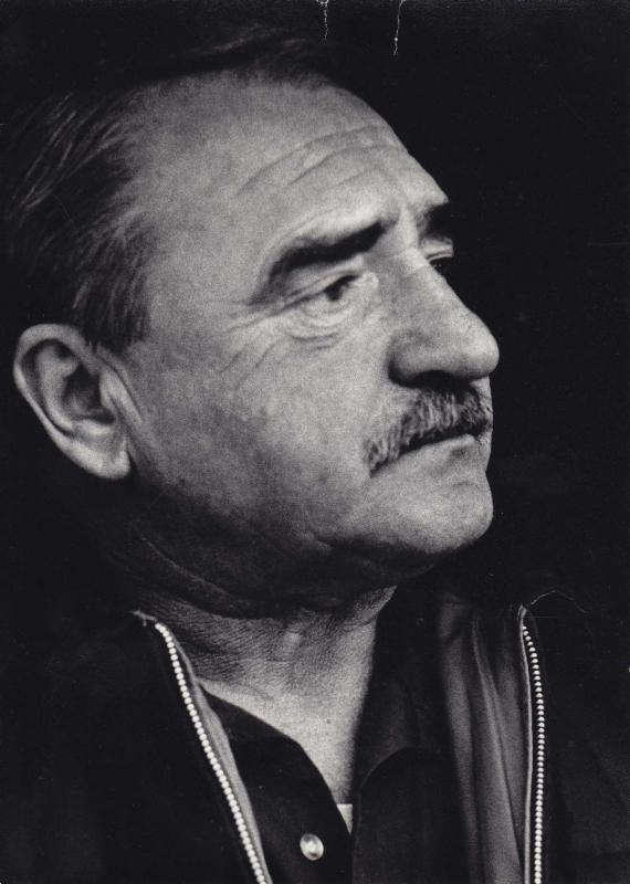 Portretinė.  Rašytojas Marius Katiliškis