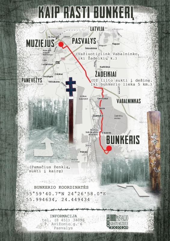 Partizanų bunkeris Žadeikiuose