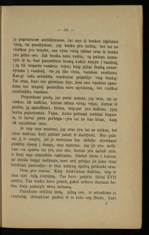 Populiariškas rankvedis fyzikos / parašė P. Neris. – Vilnius: „Vilniaus žinių“ [išleid. ir] sp., 1905. – 100 p.