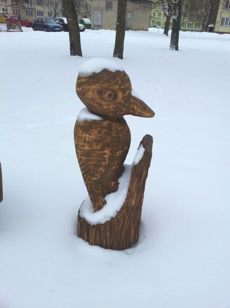 Skulptūrų kompozicija Vyšnių gatvės skverelyje, Pasvalyje