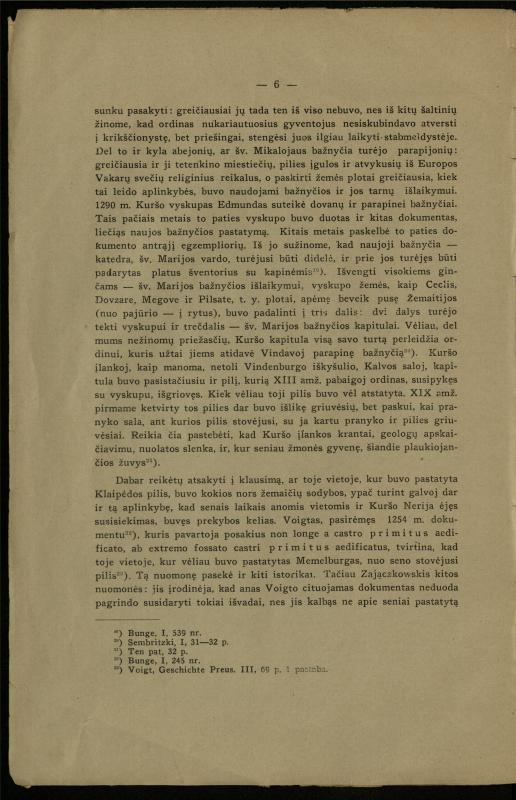 Klaipėdos miesto istorijos bruožai: (1252–1466) / Paulius Šležas. – [Kaunas]: [s.n.], 1933. – 15 p.