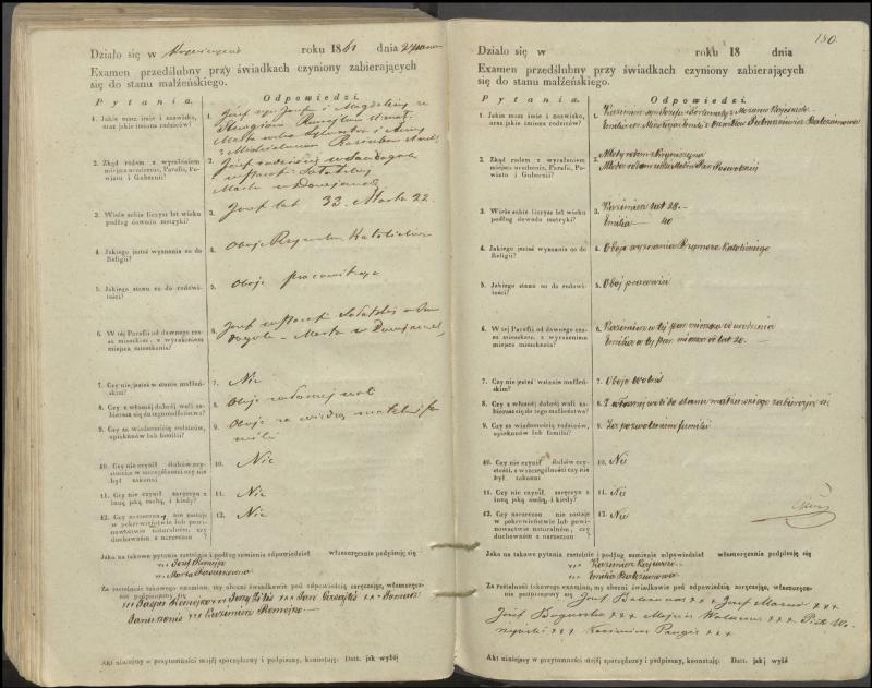 Krinčino Romos katalikų parapijos bažnyčios 1853–1862 metų priešjungtuvinės apklausos knyga
