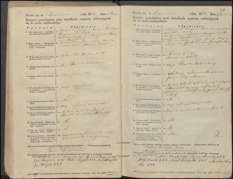 Krinčino Romos katalikų parapijos bažnyčios 1853–1862 metų priešjungtuvinės apklausos knyga