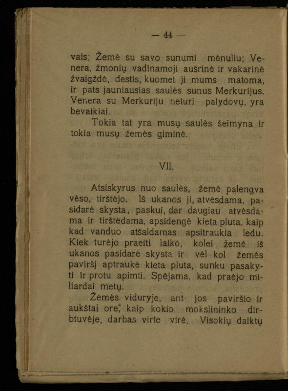 Žemė ir žmogus / med. d-ras P. Avižonis. – Antra pataisyta laida. – Voronežas: Lietuvos reikalų komisariato Kultūros ir švietimo skyrius, 1918. – 68 p.
