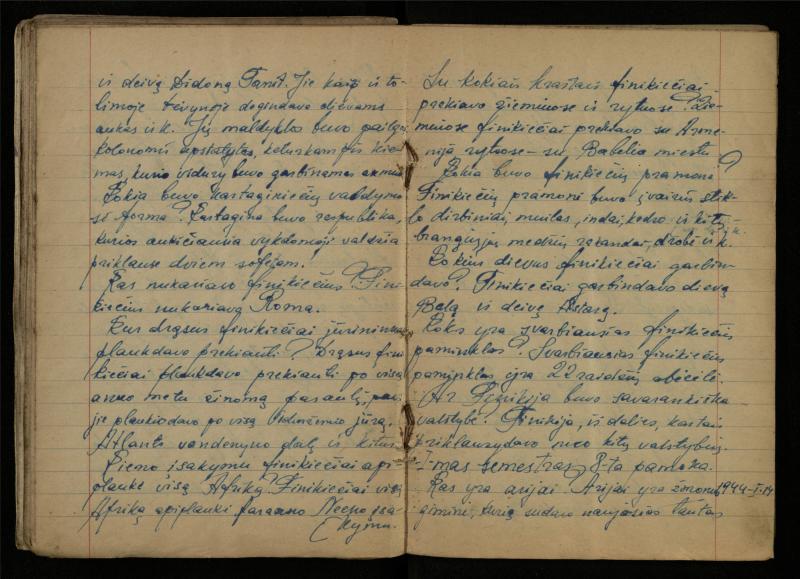 Žurnalisto, literato, vertėjo Kazimiero Pūro įrišti sąsiuviniai