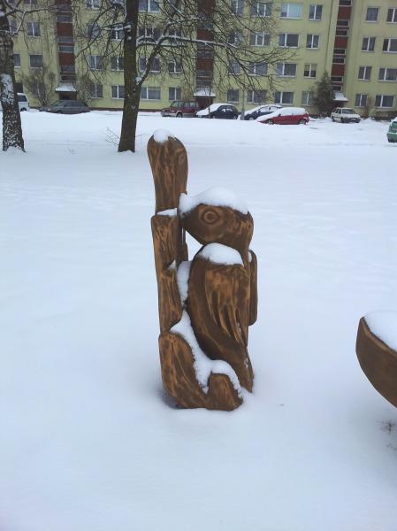 Skulptūrų kompozicija Vyšnių gatvės skverelyje, Pasvalyje