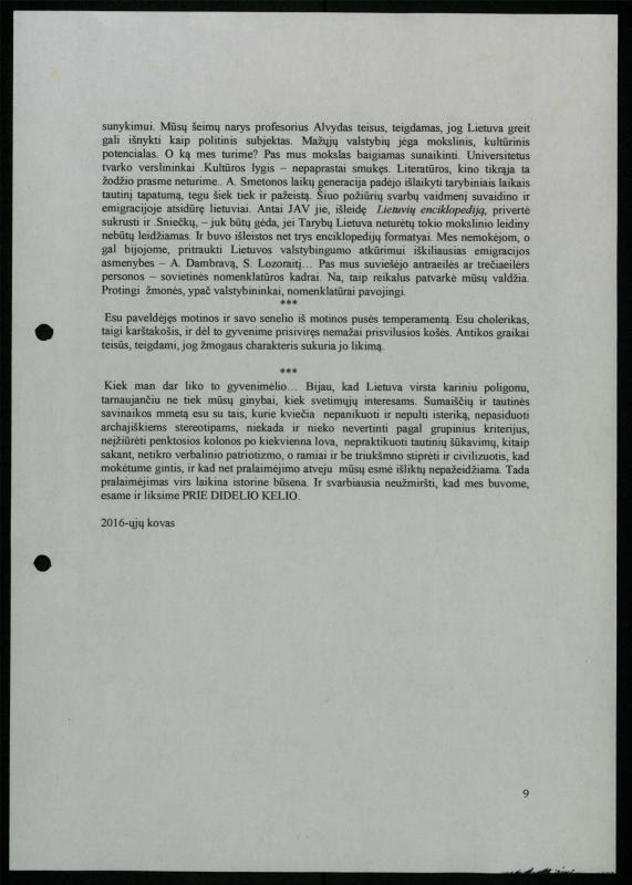 Žurnalisto, literato, vertėjo Kazimiero Pūro rašinys „Pamąstymai ant devyniasdešimtojo gimtadienio slenksčio...“