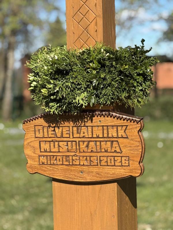 Kryžius Mikoliškio kaime, Pušaloto seniūnijoje