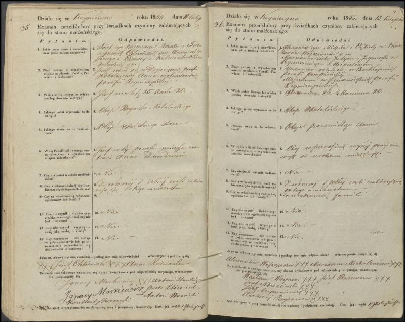 Krinčino Romos katalikų parapijos bažnyčios 1853–1862 metų priešjungtuvinės apklausos knyga