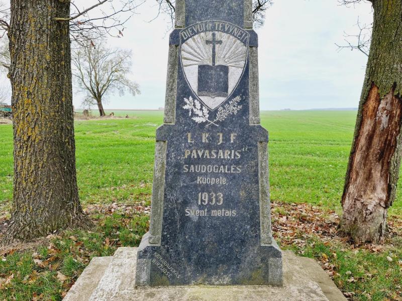 Pavasarininkų kuopos paminklas Saudogalos kaime