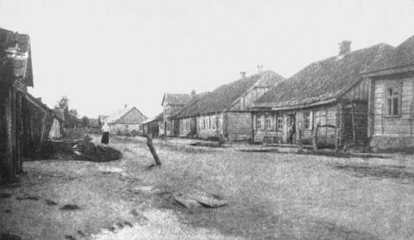 Vaškų miestelio aikštė ir gatvių tinklas