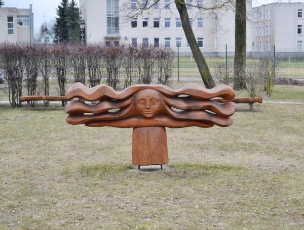 Skulptūra „Saulutė“ Pasvalyje