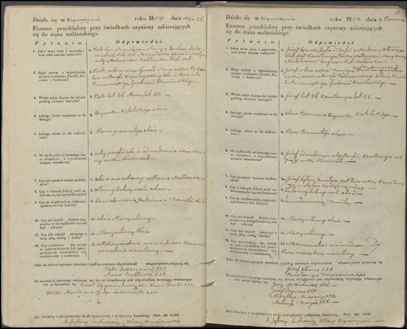 Krinčino Romos katalikų parapijos bažnyčios 1853–1862 metų priešjungtuvinės apklausos knyga