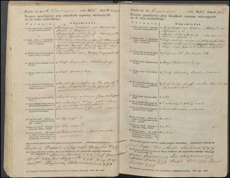 Krinčino Romos katalikų parapijos bažnyčios 1853–1862 metų priešjungtuvinės apklausos knyga