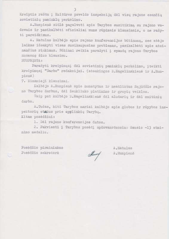 Lietuvos Sajūdžio Pasvalio rajono Tarybos 1992 m. liepos 23 d. posėdžio PROTOKOLAS Nr. 16