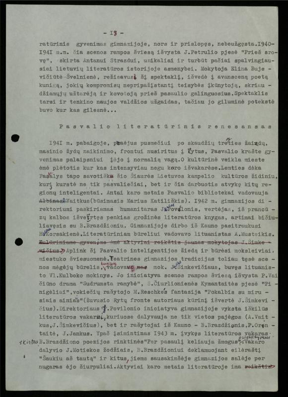 Žurnalisto, literato, vertėjo Kazimiero Pūro literatūros studija „Pasvalio krašto literatūrinės atovartos (1863–2000)“