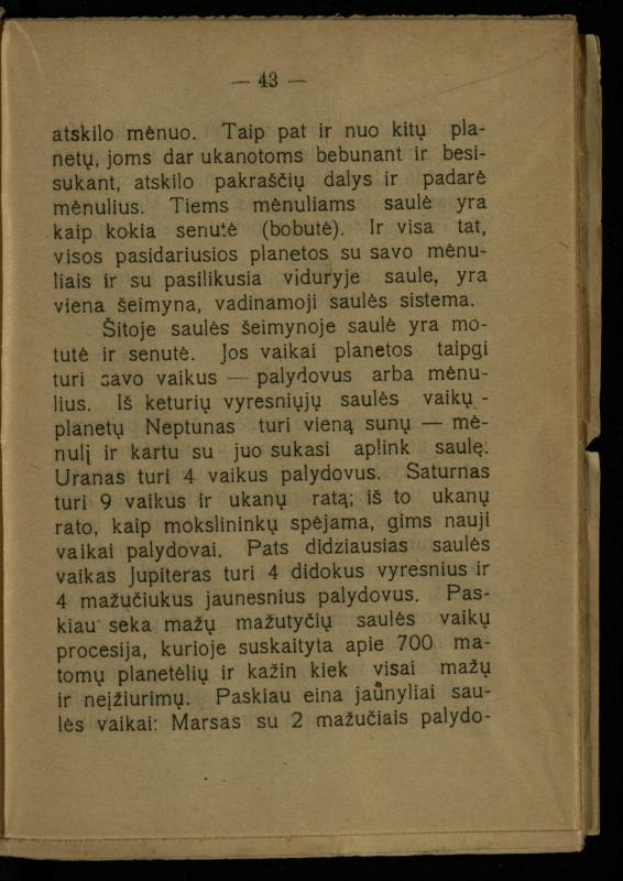 Žemė ir žmogus / med. d-ras P. Avižonis. – Antra pataisyta laida. – Voronežas: Lietuvos reikalų komisariato Kultūros ir švietimo skyrius, 1918. – 68 p.