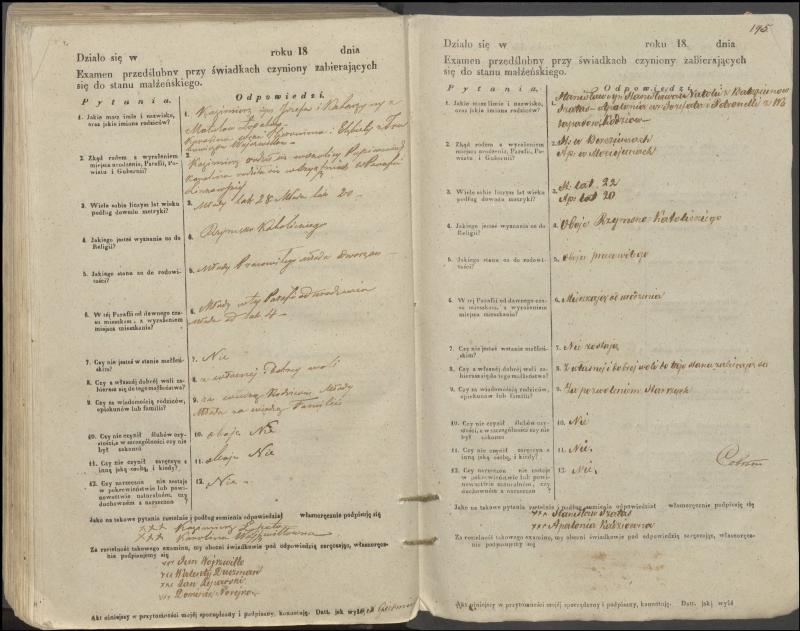 Krinčino Romos katalikų parapijos bažnyčios 1853–1862 metų priešjungtuvinės apklausos knyga